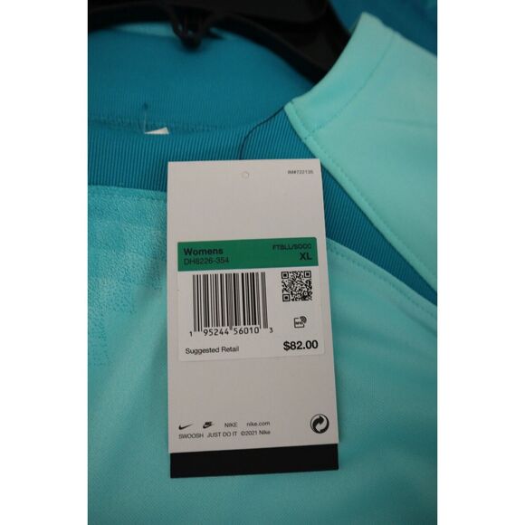 Nike DH8226-354 Women's Sz XL Turquoise Gardien IV L/S Goalkeeper Jersey - Picture 8 of 9